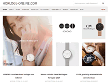 Tablet Screenshot of horloge-online.com